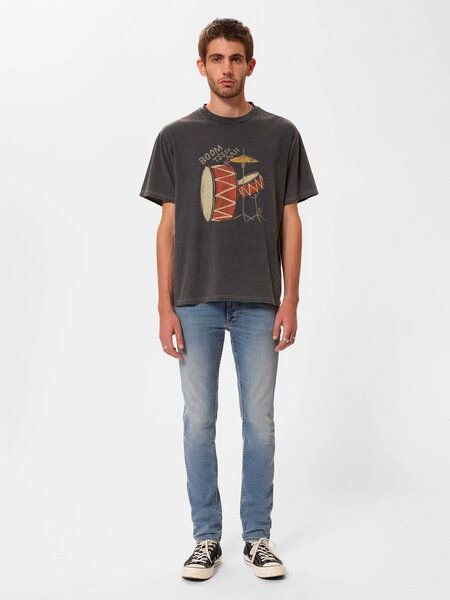 Nudie Jeans Jeans - Lean Dean - aus einem Baumwoll/Elastan Mix