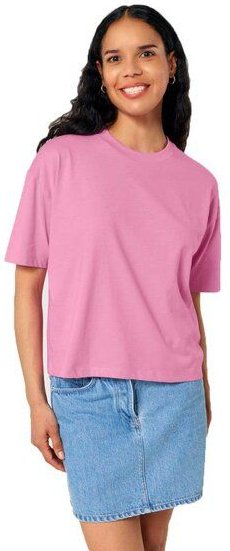 YTWOO Damen Boxy T-Shirt aus Bio-Baumwolle