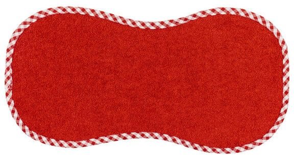 Efie Spucktuch "Spucki" rot, kbA (organic), Made in Germany