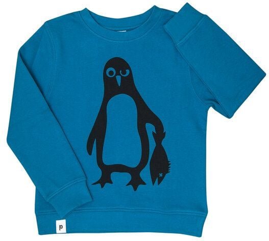 päfjes Pinguin Paul - Kinder Bio Sweater - Organic Cotton - Blau