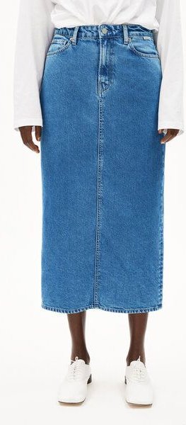 Thumbnail - ARMEDANGELS KAALYKE DENIM Damen Jeansrock aus recycelter Baumwolle