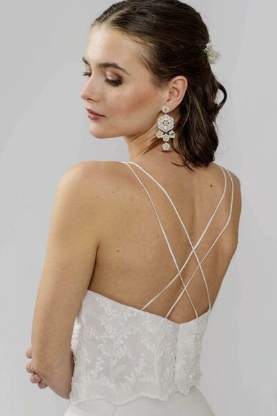 Atelier SNOW Braut-Trägertop Lily