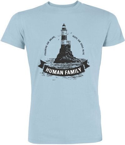 Human Family Herren T-Shirt "Captain Lighthouse" aus 100% Bio Baumwolle