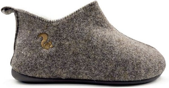 Hausschuh Slipper Boot "thies ®", echte Wolle und Bio-Schurwolle, fair produziert