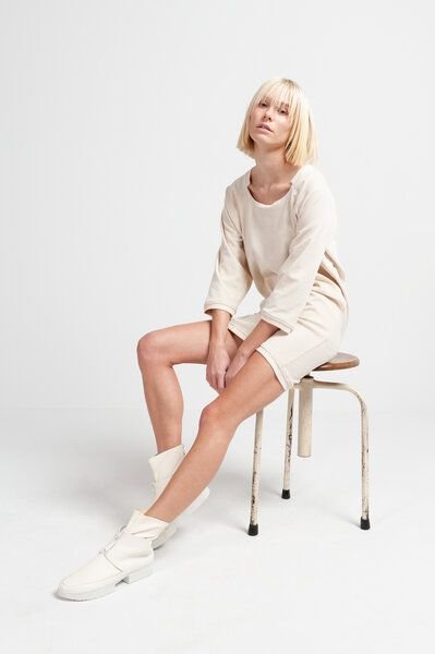 SHIPSHEIP HELEN - Damen Kleid in Samt-Optik aus Bio-Baumwolle