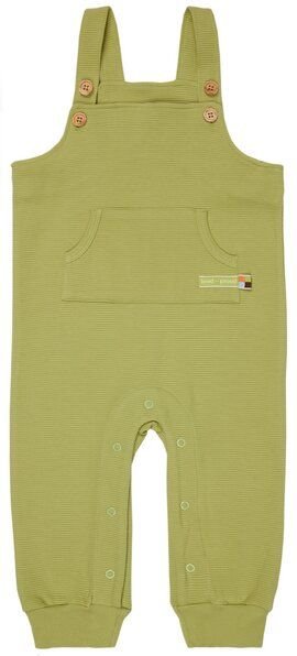 loud + proud Babys & Kinder Latzhose Rippenstruktur, GOTS-zertifiziert