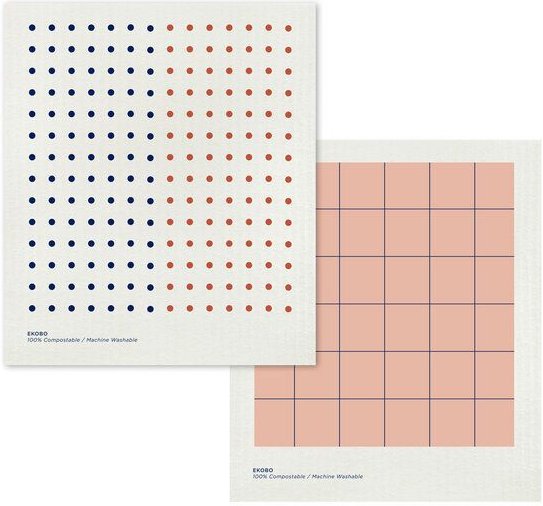 EKOBO Kompostierbare Schwämme 2-er Set