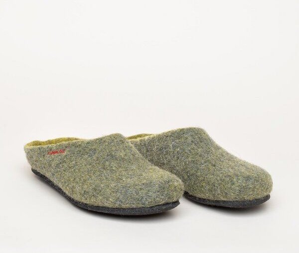 Thumbnail - Magicfelt Filz-Hausschuh 709 aus 100% Merino-Wolle | Pantoffel für Damen & Herren mit anatomisch geformter Filz-Latex-So...