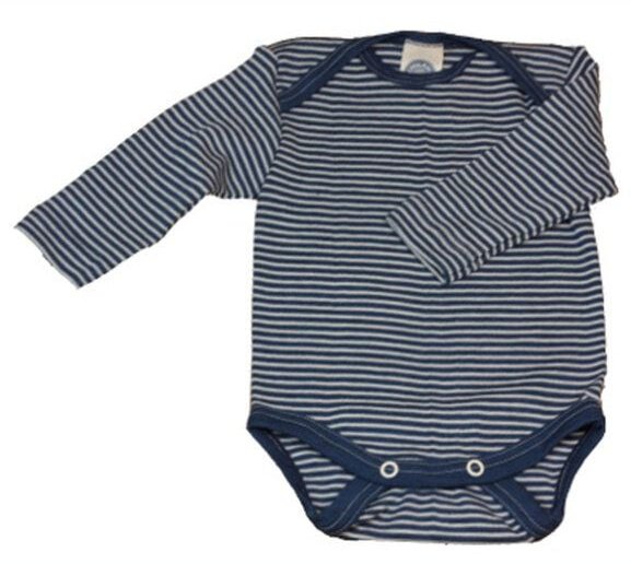 Cosilana Baby-Body Langarm Wolle Seide