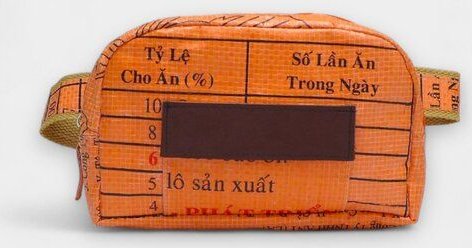 REFISHED fair fashion Bauchtasche 'BUM BAG' - upcycelte Fischfuttersäcke