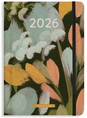 matabooks® Nachhaltiger A5 Kalender, Jahresplaner – Samaya 2026 Farbe: Laurel (DE/EN)