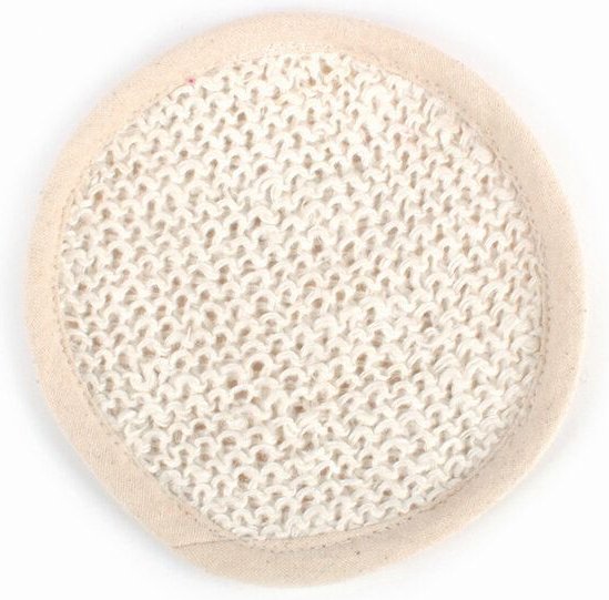 El Puente Körper- und Gesichtspeeling-Pad aus Brennnessel Faser