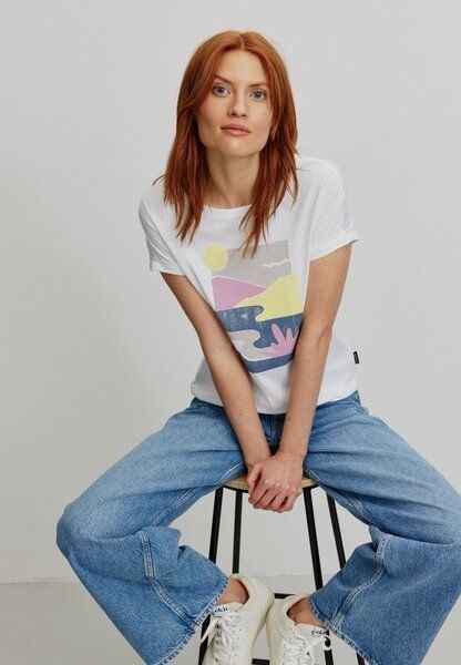 Damen T-Shirt aus Bio-Baumwolle - CAYENNE VIEW - recolution