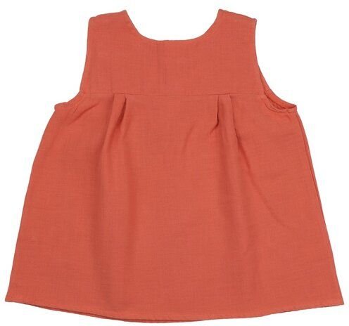 Kleinkinder Blusentop in Goldocker aus Bio-Baumwolle – Walkiddy