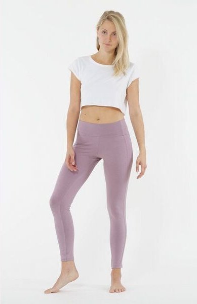 YOIQI Yoga Leggings aus Bio-Baumwolle mit hohem Bund