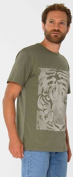 ThokkThokk Herren Print T-Shirt PANTHERA TIGRIS aus Biobaumwolle