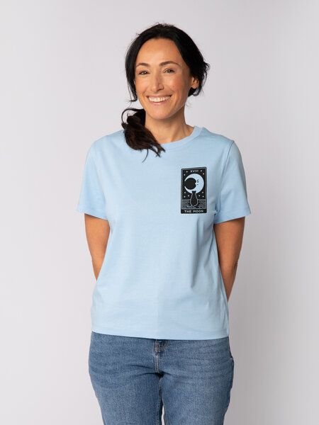 watapparel T-Shirt Frauen Tarot The Moon