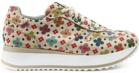 Risorse Future Asia Damensneaker Blümchen White