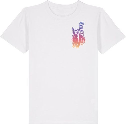 Spangeltangel Kinder-T-Shirt "Lemuren", Biobaumwolle, Affe, Kurzarm