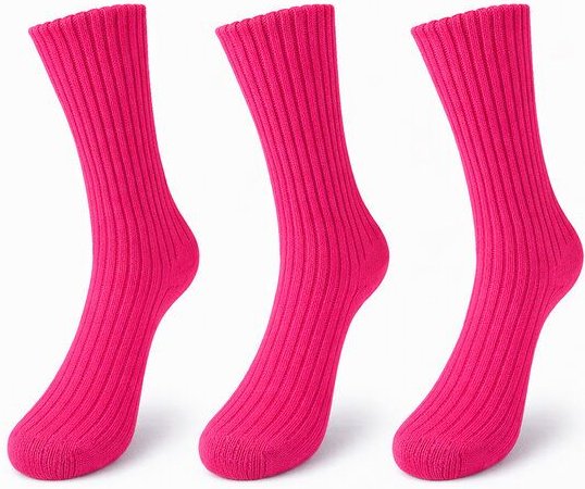 Bruno Barella Damen Socken aus feiner Lammwolle – 3er-Pack