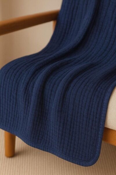 Sandiik Musselin Plaid Soft Curve 120x180cm