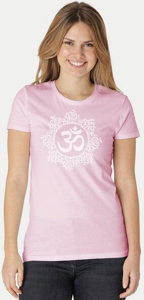 Peaces.bio - handbedruckte Biomode Bio-Damen-T-Shirt "Classic Om"