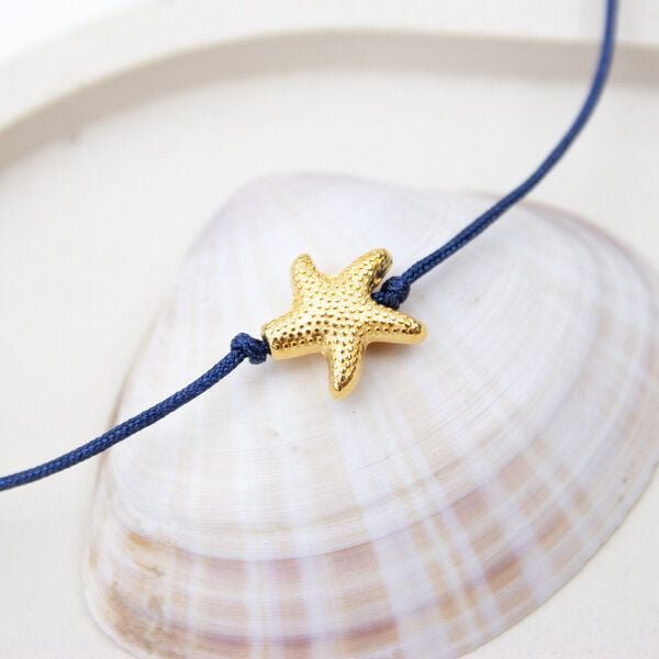 Bow & Hummingbird Armband auf Karte - Seesternchen - Meeresrauschen