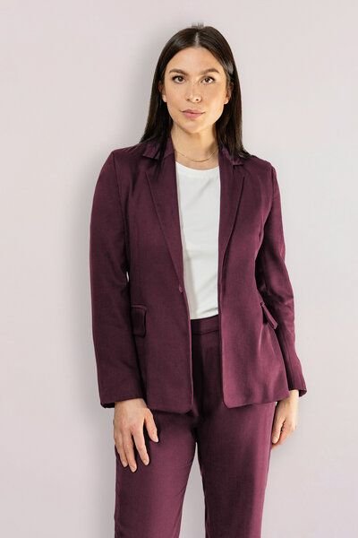 l'amour est bleu Blazer aus Tencel