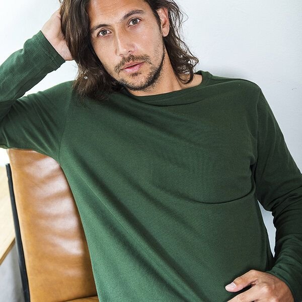 The Driftwood Tales Basic Piqué Langarm Tshirt