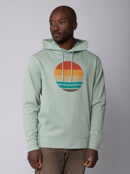watapparel Hoodie Unisex Retro Sunset Ocean
