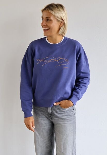 Kultgut Artdesign - Biofair- Pulloversweater Boxistyle / Bergwelt