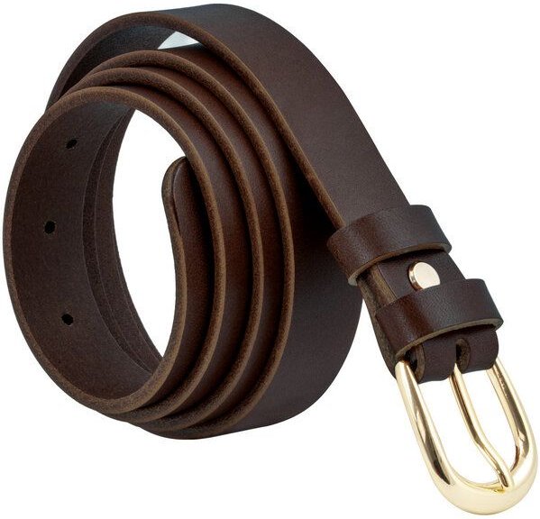 Simaru MACEIO Ledergürtel aus pflanzlich gegerbtem Naturleder (2,5 cm)-EU