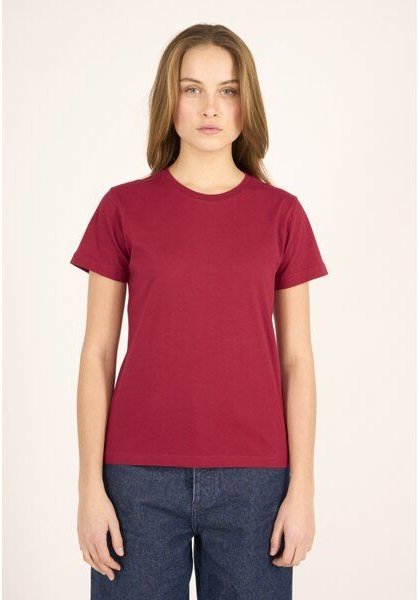 KnowledgeCotton Apparel T-Shirt - ROSA - aus Bio-Baumwolle