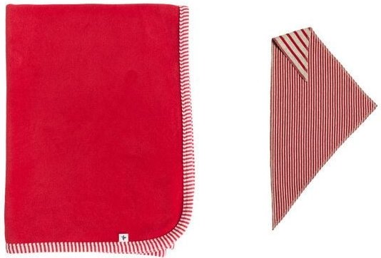 Leela Cotton Nickydecke & Dreiecktücher ´Bremer´ Set