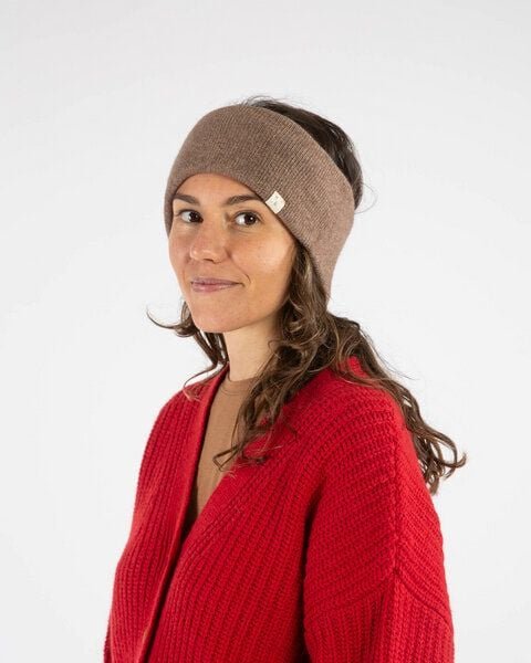 Matona Strickstirnband für Kinder, Frauen und Männer aus Bio-Baumwolle und Lammwolle / Knitted Headband
