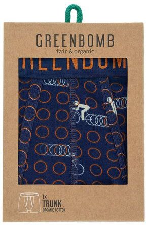 GREENBOMB Bike Rings - Bequeme Trunk Shorts aus einem Bio-Baumwoll Mix / GOTS / Fair & Vegan
