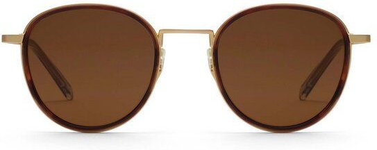 TAKE A SHOT Runde Sonnenbrille aus Edelstahl mit ECO Acetate - Ada Kollektion