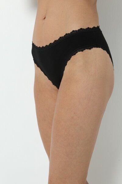 Bruno Barella "2er Pack" GOTS zertifizierte Slips mit Spitze aus feinster Biobaumwolle