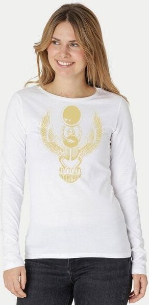 Peaces.bio - handbedruckte Biomode Damen Langarmshirt Cheper