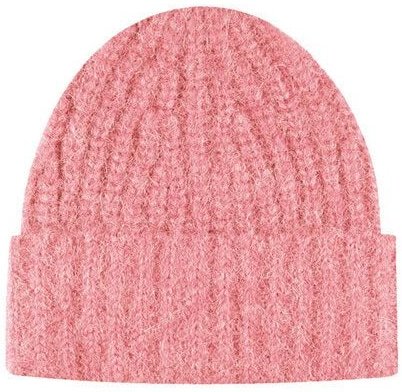 Alma & Lovis Softe Alpaka-Mütze im Rippenstrick