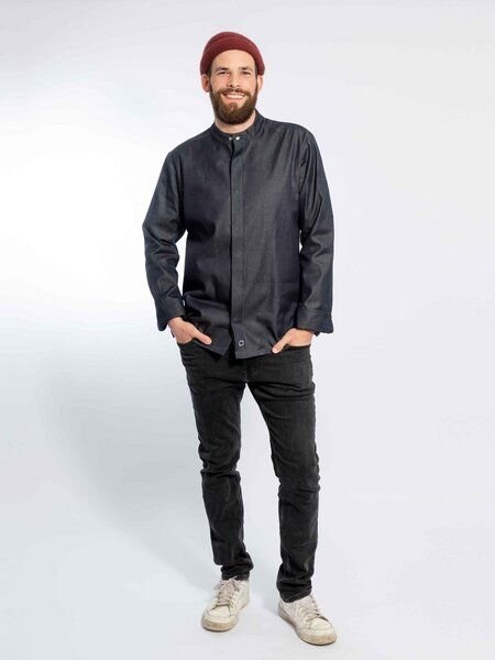 KAYA&KATO Denim Kochjacke langarm ROMA