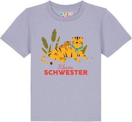 watabout.kids T-Shirt Kinder Tiger Kleine Schwester