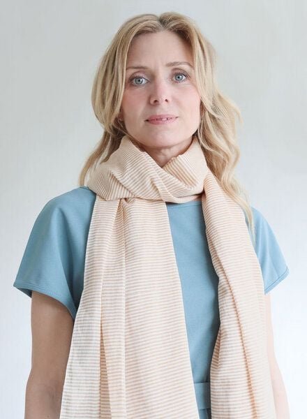 Djian Schal aus 100% Bio-Baumwolle – FINE STRIPES