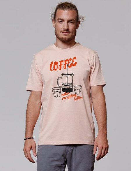 watapparel T-Shirt Unisex Coffee makes everything better