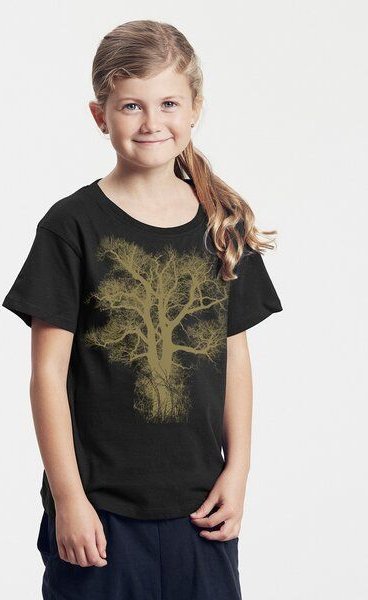 Peaces.bio - handbedruckte Biomode Bio-Kinder T-Shirt Chestnut