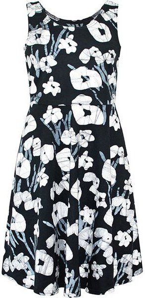 Global Mamas Bio Jersey Kleid - FIT & FLARE - Botany