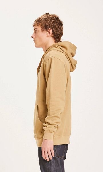 Thumbnail - KnowledgeCotton Apparel Kapuzenpullover - Elm Hood Basic Badge Sweat GOTS Vegan