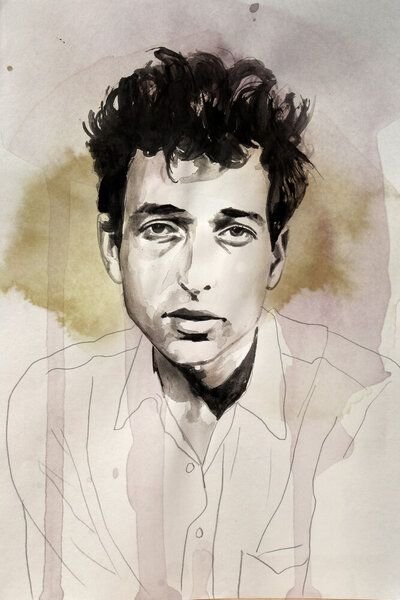 Photocircle Poster / Leinwandbild - Bob Dylan