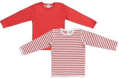 Leela Cotton Kinder Unisex Langarmshirt Set