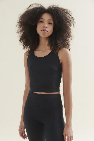 Wellicious New 3/4 Crop Top